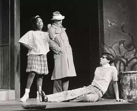 Kentanji Brown Jackson as Ronnette in a Harvard production of Little Shop of Horrors
